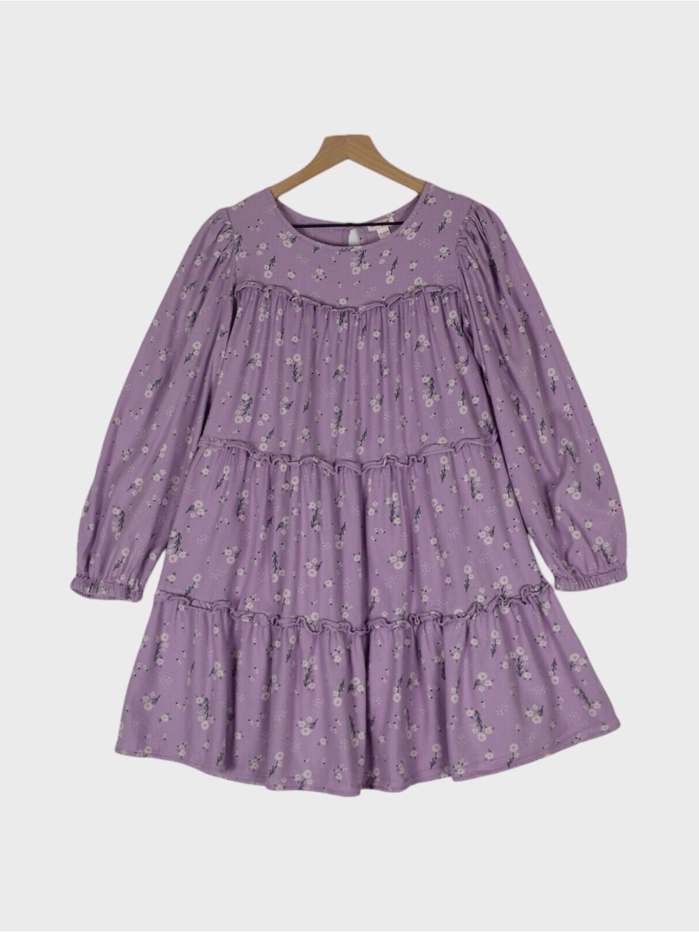 Cat & Jack Floral Tiered Peasant Dress